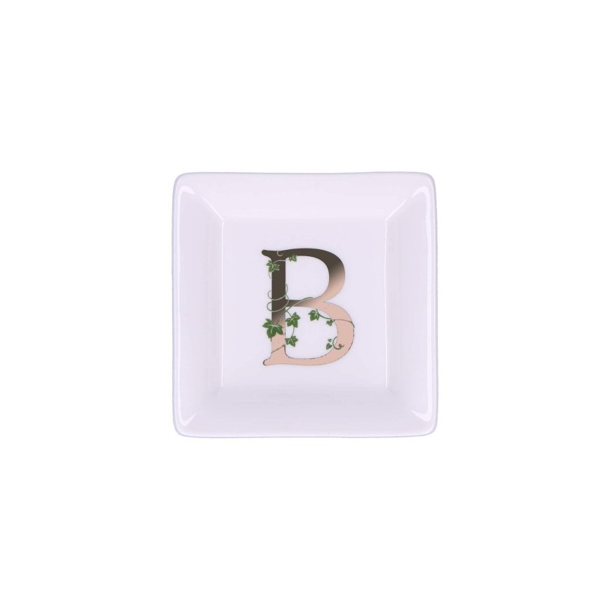 LA PORCELLANA BIANCA ADORATO Ruudukujuline taldrik 10 cm, B muster