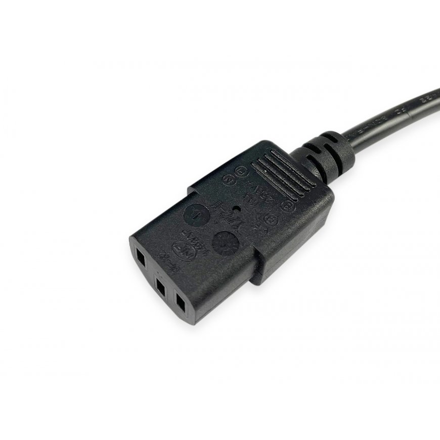 Equip 112300 Must 2 m BS 1363 C13 pistikut – 2