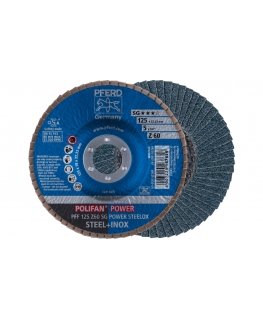 PFERD PFF 125 Z 60 SG POWER STEELOX шлифовальный расходный материал для роторного инструмента Металл