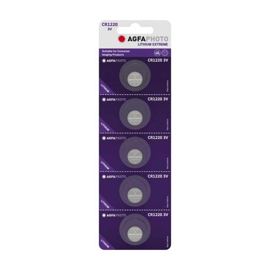 AgfaPhoto 150-803210 household battery Single-use battery CR1220 Lithium – 2