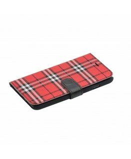 Tellur TLL184031 mobile phone case 11.9 cm (4.7") Folio Black, Red