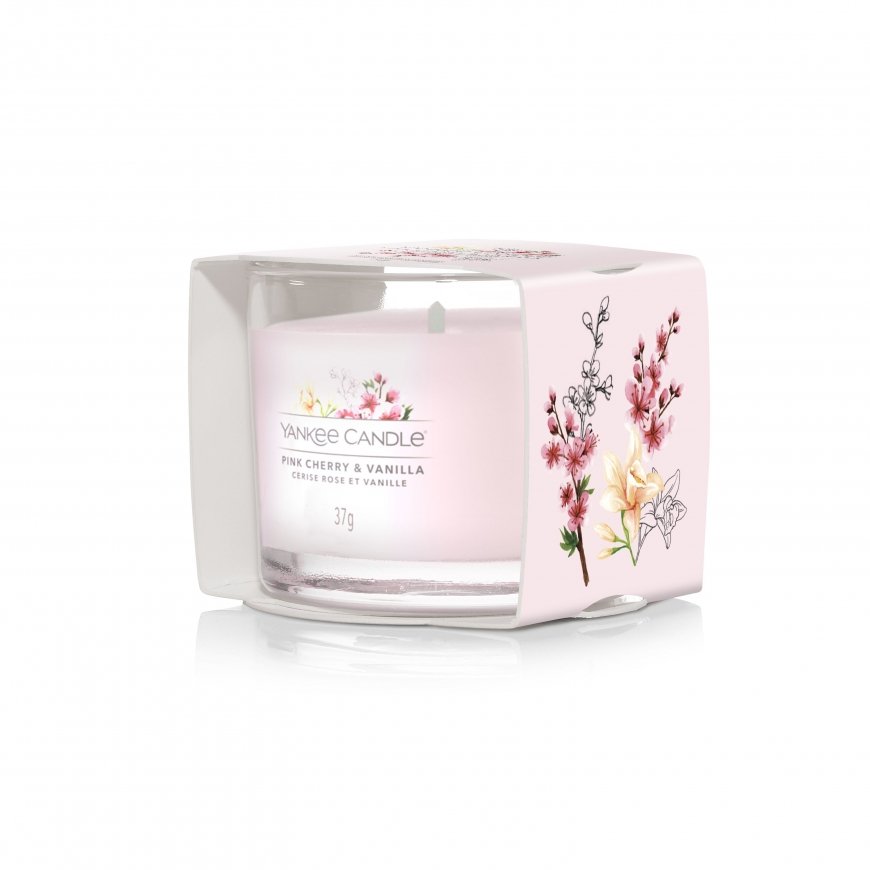 Yankee Candle Pink Cherry Vanilla wax candle Round Cherry (fruit), Vanilla 1 pc(s) – 2