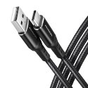 Axagon BUCM-AM10AB USB kabelis USB 2.0 1 m USB A USB C Juoda Axagon BUCM-AM10AB USB kabelis USB 2.0 1 m USB A USB C Juoda