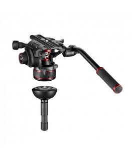 Manfrotto Nitrotech 612 Carbon jalustapää musta Hiilikuitu 1/4, 3/8" Neste