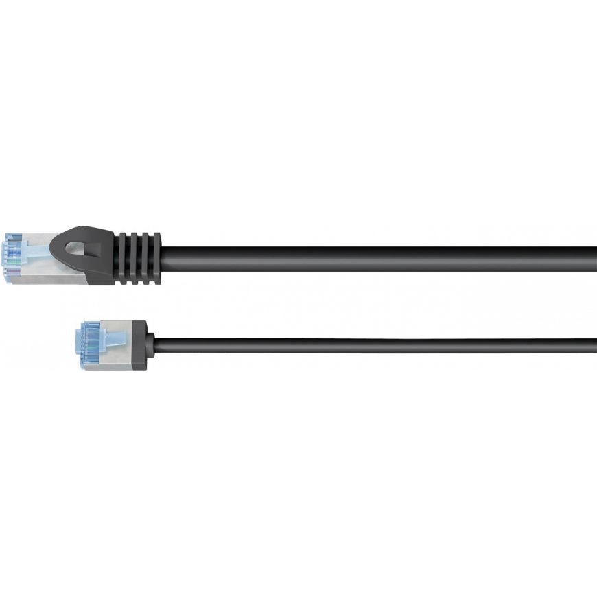 Goobay 74316 сетевой кабель Черный 0,15 m Cat6a U/FTP (STP) – 2
