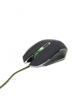 Gembird MUSG-001-G компьютерная мышь Игровой Для обеих рук USB тип-A 2400 DPI