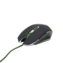 Gembird MUSG-001-G kompiuterio pelė Žaidimams Abiems rankoms USB A tipo 2400 DPI Gembird MUSG-001-G kompiuterio pelė Žaidimams Abiems rankoms USB A tipo 2400 DPI