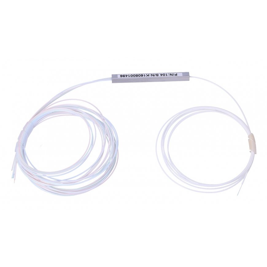 Extralink 1:4 PLC SPLITTER WITHOUT CONNECTOR 900UM 1.5M STEEL BOX Kabeļu sadalītājs Balts