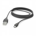 Hama 00201588 USB kabelis USB 2.0 3 m USB A Micro-USB B Melns Hama 00201588 USB kabelis USB 2.0 3 m USB A Micro-USB B Melns