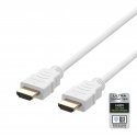 Deltaco HU-10A-R HDMI kabelis 1 m HDMI A tipo (standartinis) Balta Deltaco HU-10A-R HDMI kabelis 1 m HDMI A tipo (standartinis) Balta