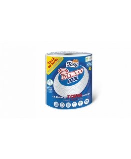 Foxy Tornado Azul Paber Valge
