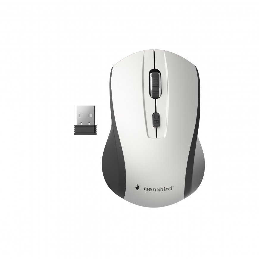 Gembird MUSW-4B-02-BS mouse Office Ambidextrous RF Wireless Optical 1600 DPI