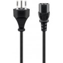 Goobay 93617 power cable Black 2 m SEV 1011 IEC C13 Goobay 93617 power cable Black 2 m SEV 1011 IEC C13
