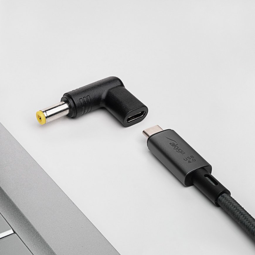 Akyga AK-ND-C01 cable gender changer USB-C 5.5 x 2.5 mm Black – 2