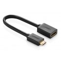 Ugreen 20137 HDMI kabelis Mini-HDMI Melns, Zelts Ugreen 20137 HDMI kabelis Mini-HDMI Melns, Zelts