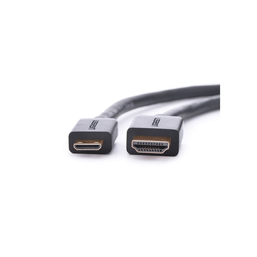 Ugreen 20137 HDMI-kaabel Mini-HDMI Must, Kuld – 3