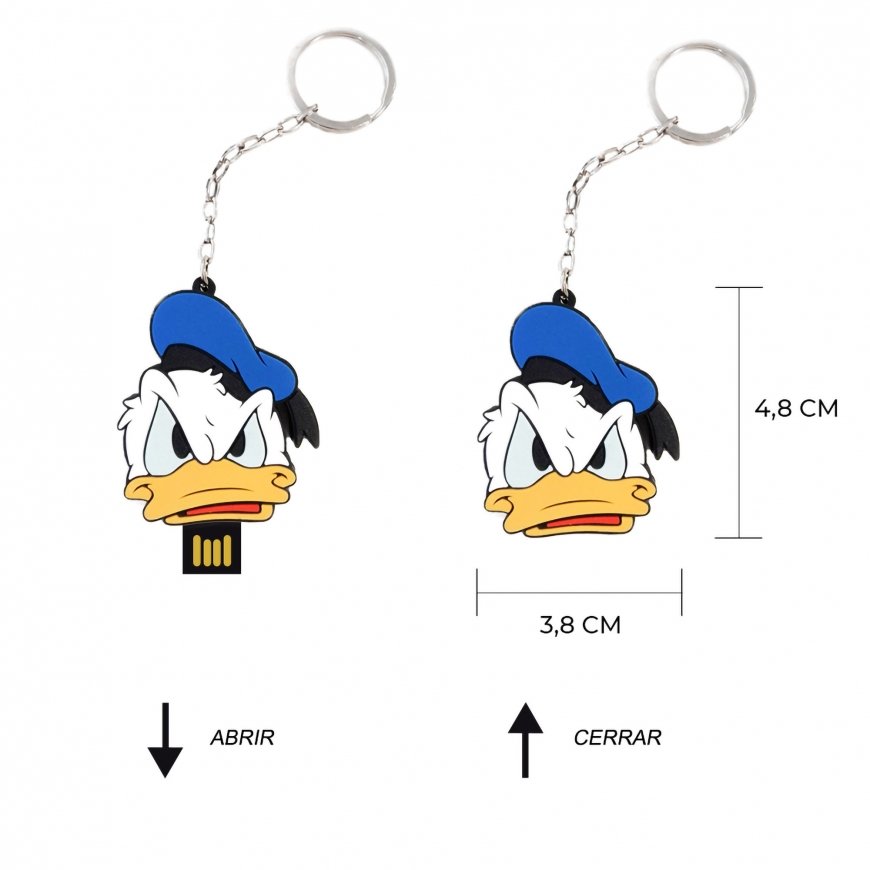 ERT Group LCDPDDON001 USB zibatmiņa 16 GB USB Type-A 2.0 Daudzkrāsains – 3