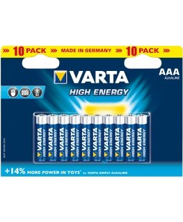 Varta HIGH ENERGY AAA Vienkartinė baterija Šarminis