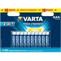 Varta HIGH ENERGY AAA Vienkartinė baterija Šarminis Varta HIGH ENERGY AAA Vienkartinė baterija Šarminis