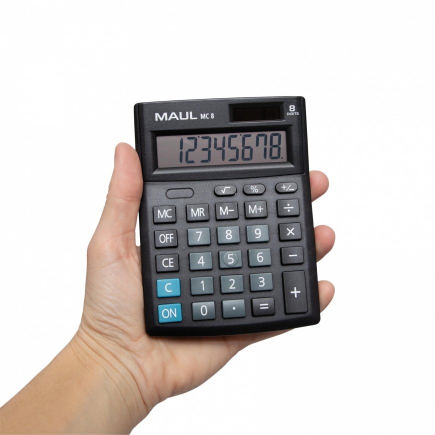 MAUL MC 8 kalkulaator Tasku Ekraanikalkulaator Must – 3
