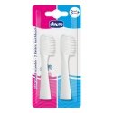 Chicco Classic 00008545010000 hambaharjaotsik 2 tk Valge Chicco Classic 00008545010000 hambaharjaotsik 2 tk Valge