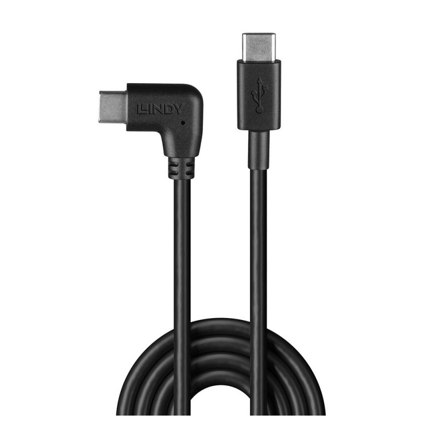 Lindy 32005 USB-kaabel USB 2.0 1 m USB C Must – 2