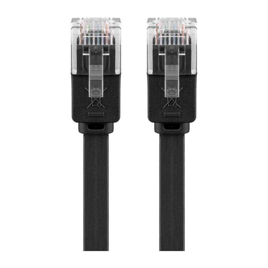 Goobay 95388 networking cable Black 7 m Cat6 U/UTP (UTP) – 4