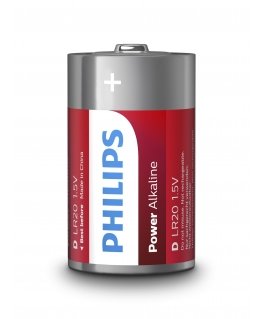 Philips Power Alkaline Элемент питания LR20P2B/10