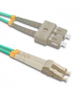Qoltec 54351 „InfiniBand“ arba pluoštinis optinis kabelis 5 m LC SC Žalia