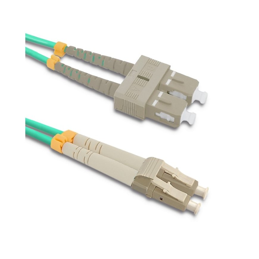 Qoltec 54351 InfiniBand/fibre optic cable 5 m LC SC Зеленый