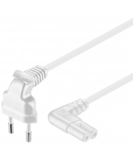 Goobay Euro plug/C7, 5 m White CEE7/16 C7 coupler