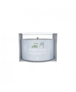 Yankee Candle A Calm & Quiet Place vahakynttilä Pyöreä Sininen 1 kpl