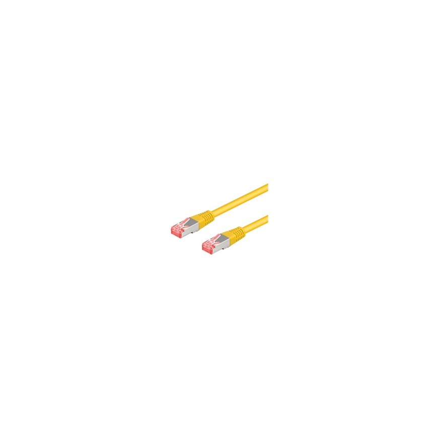 Goobay 1.5m CAT6a-150 tinklo kabelis Geltona 1,5 m