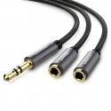 Ugreen 10532 audiokaabel 0,2 m 3.5mm 2 x 3.5mm Must