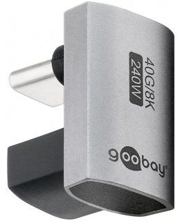 Goobay 74445 kaabli soomuutja USB-C Hõbe