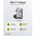 Goobay 74445 cable gender changer USB-C Silver