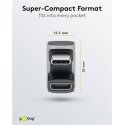 Goobay 74445 cable gender changer USB-C Silver