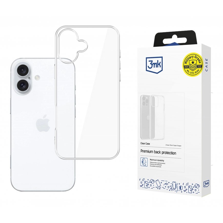 3MK Clear Case mobilo telefonu apvalks 15,5 cm (6.1") Aploksne Caurspīdīgs