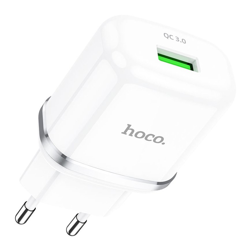Hoco N3 Išmanusis telefonas Balta AC Spartusis įkrovimas Vidaus – 2