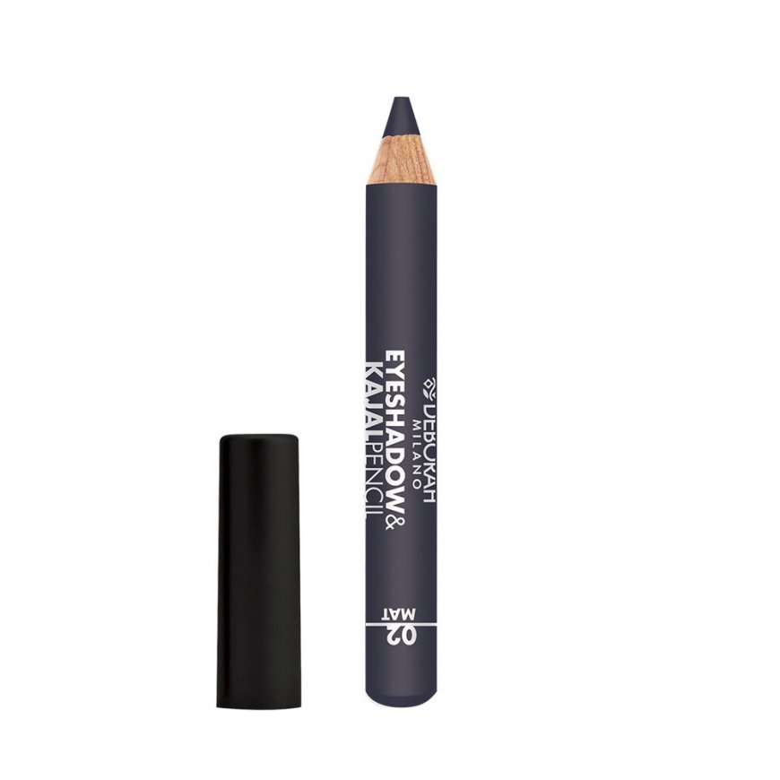 Deborah Milano Eyeshadow&Kajal Pencil luomiväri 2 g 02 Grey Finish Mat Matta