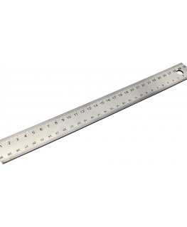Wedo 52 5130 ruler Desk ruler 300 mm Steel Silver 1 pc(s)