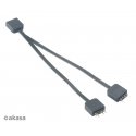 Akasa AK-CBLD08-12BK signaalkaabel 0,12 m Must
