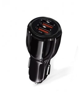 Vakoss Automobile USB Charger Digital camera, Flashlight, GPS, MP3, MP4, Mobile phone, Tablet Black DC Fast charging Auto