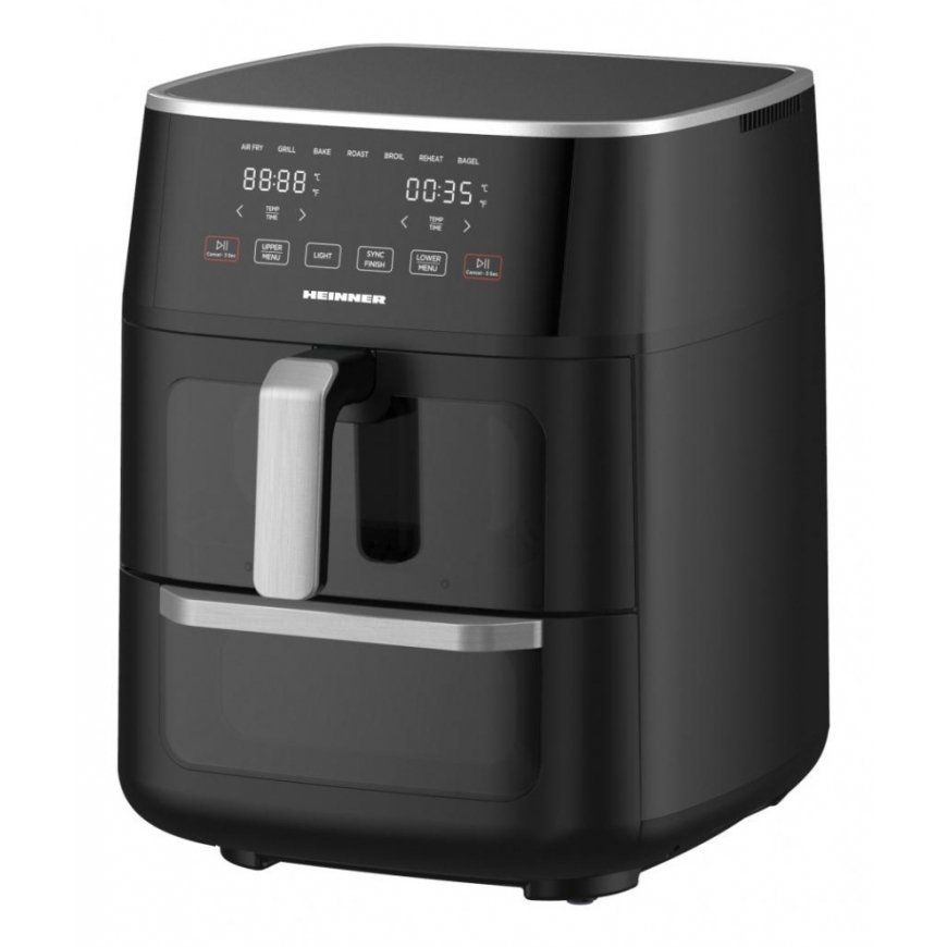 Heinner HAFO-M11BK1700 fryer Double 11 L Stand-alone 1850 W Hot air fryer Black – 2