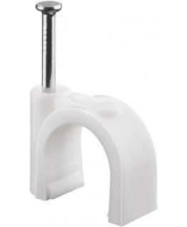 Goobay Cable Clip 14 mm, white