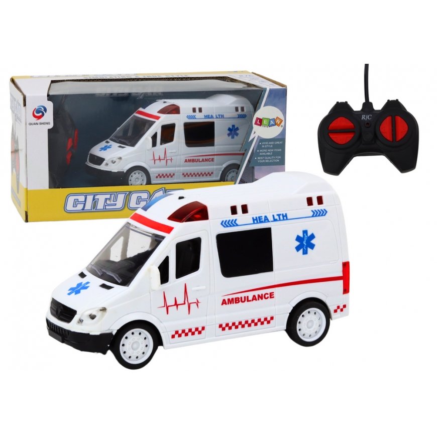 LEAN Toys 17629 raadio teel juhitav (RC) mudel Kiirabiauto