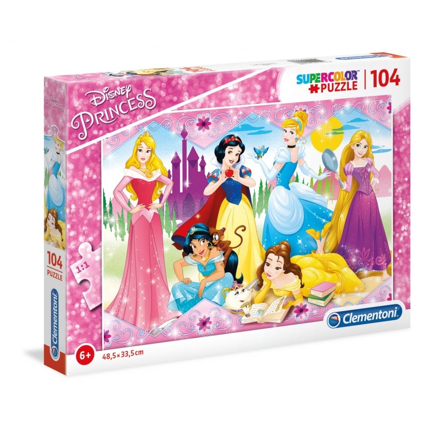 Clementoni Disney Princess Pusle 104 tk Multifilmid