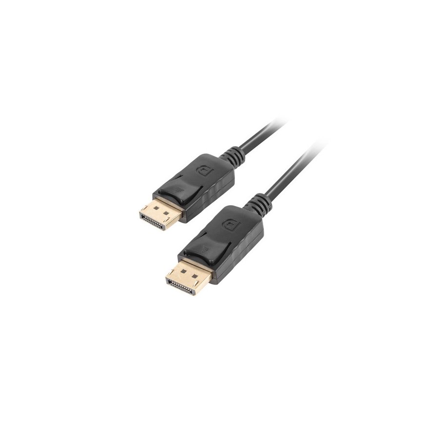 Lanberg CA-DPDP-10CC-0005-BK „DisplayPort“ kabelis 0,5 m Juoda