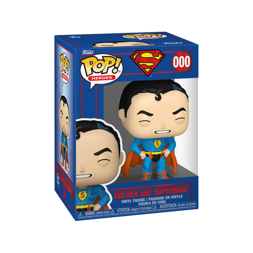 FUNKO POP! Vinyl Figure: DC - Golden Age Superman