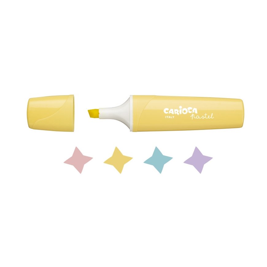 Carioca 43167 marker 4 pc(s) Chisel tip Mint, Peach, Purple, Yellow – 2